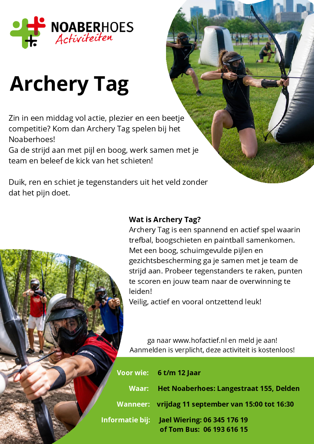 Archery tag flyer noaberhoes
